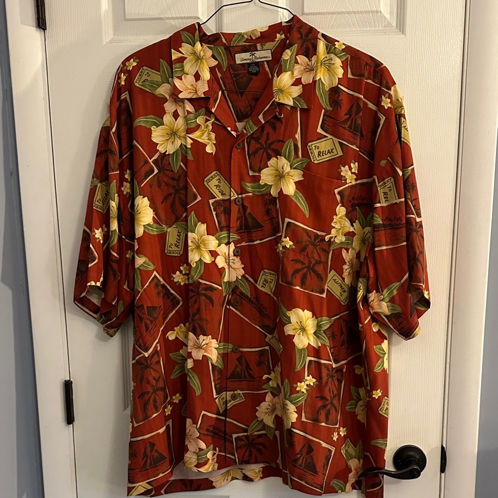 Tommy Bahama Men's Tropical Floral Shirt - XXL
